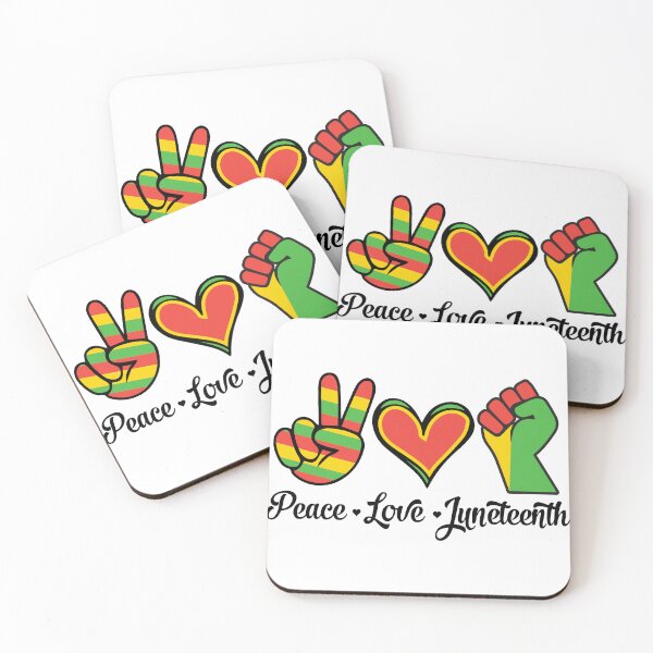 Item preview, peace love juneteenth designed and sold by Ashi17.