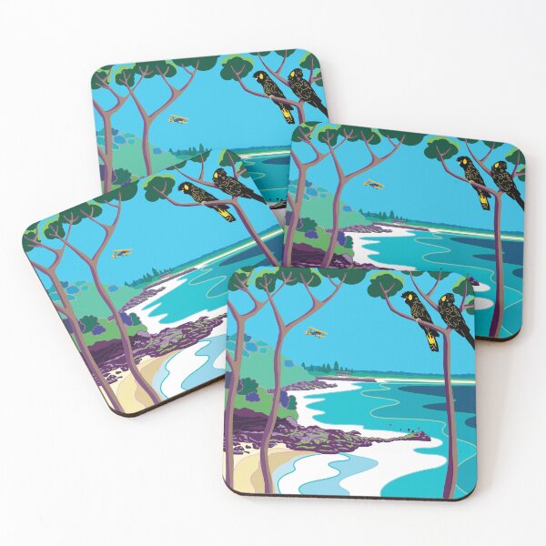 Item preview, Evans Head Vintage Style Travel Art - Near Byron Bay, Australia designed and sold by Jazznote.
