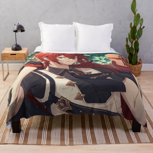 Item preview, Diluc - Impacto de Genshin designed and sold by Aka-Hanako.