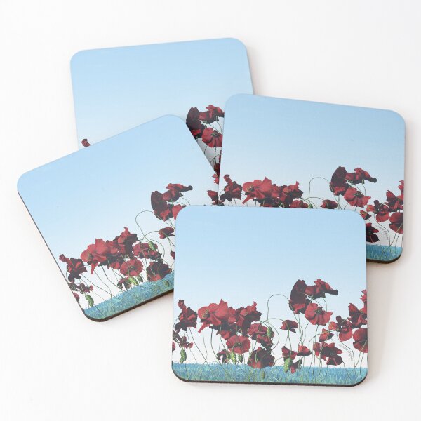 Item preview, Poppies in a meadow designed and sold by Roberta Angiolani.