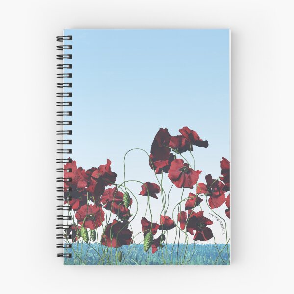 Item preview, Poppies in a meadow designed and sold by Roberta Angiolani.