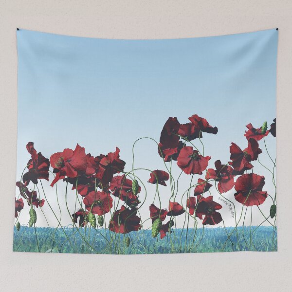 Item preview, Poppies in a meadow designed and sold by Roberta Angiolani.