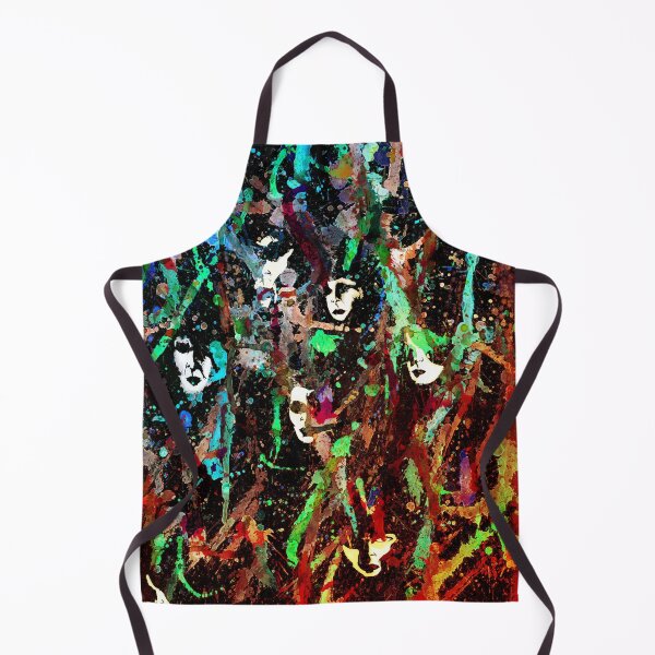 Item preview, The Crowd Abstract Art/ Portrait painting designed and sold by Grant Wilson.
