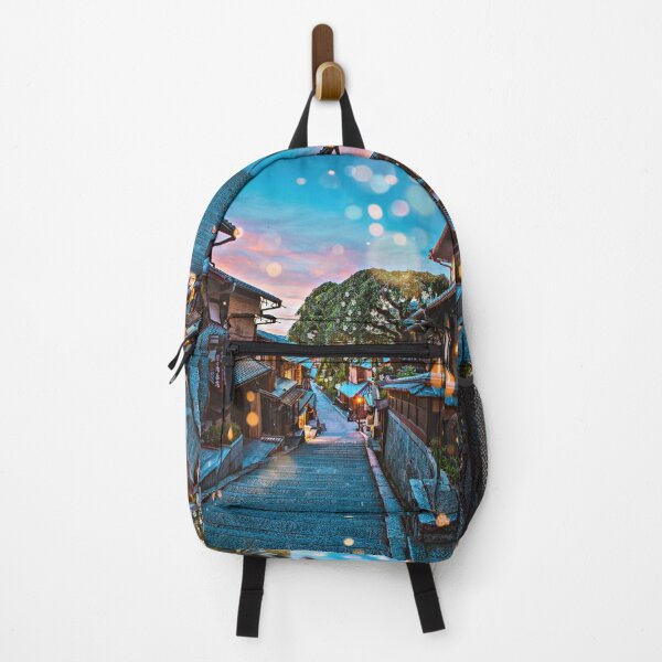 Item preview, Scenic Romantic Kyoto Ninenzaka Sannenzaka Higashiyama District atmospheric evening stroll through Japan's historic streets - Bokeh Light Leaks Artwork designed and sold by Cawaiico.