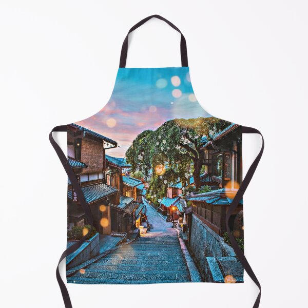 Item preview, Scenic Romantic Kyoto Ninenzaka Sannenzaka Higashiyama District atmospheric evening stroll through Japan's historic streets - Bokeh Light Leaks Artwork designed and sold by Cawaiico.