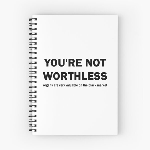Item preview, You are not worthless designed and sold by ValentinaHramov.