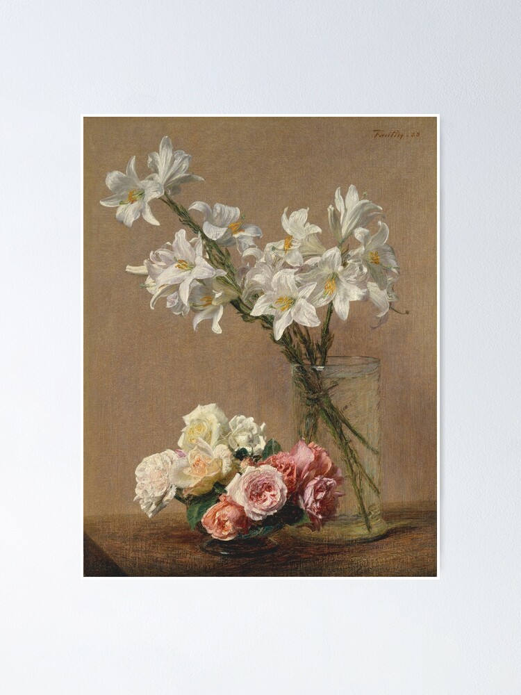 Henri Fantin-Latour - Roses And Lilies