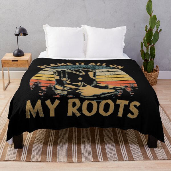 Item preview, Vintage Garth Tees Brooks blâme tout sur mes racines, cadeaux fous . classique designed and sold by easlyhzbebbe.