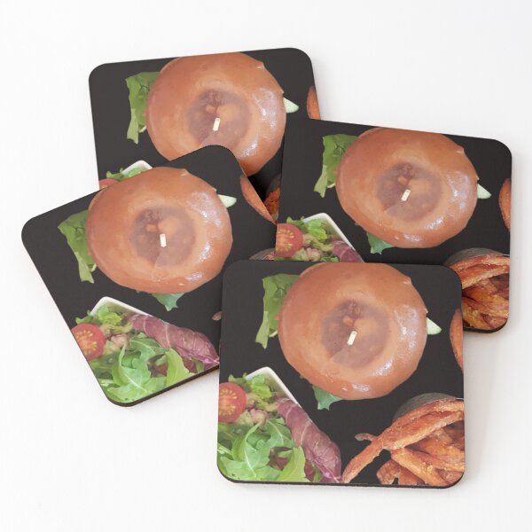 Item preview, Vegan burger, fries, fast food designed and sold by Sternchen2789.