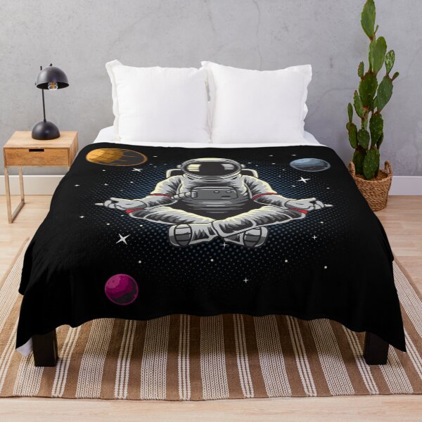 Item preview, Astronaut yoga meditation in space designed and sold by allprintdesign.