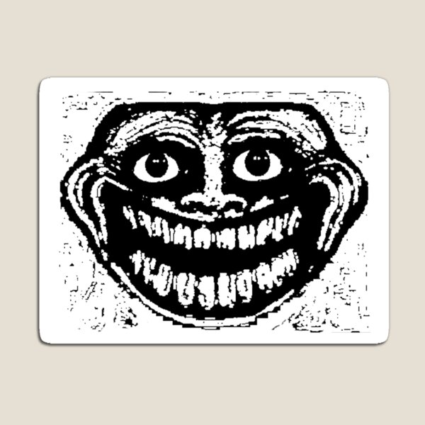 Screaming Troll Face with Glowing Eyes Blank Template - Imgflip