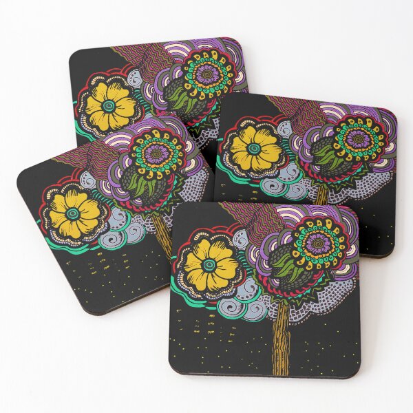 Item preview, Floral Abstract Ink designed and sold by phxzone.
