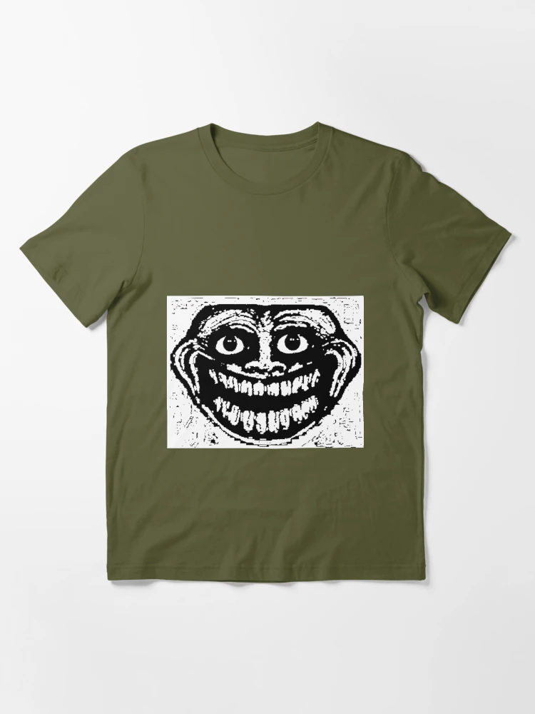 Creepy happy troll face Art Print for Sale by OHatef