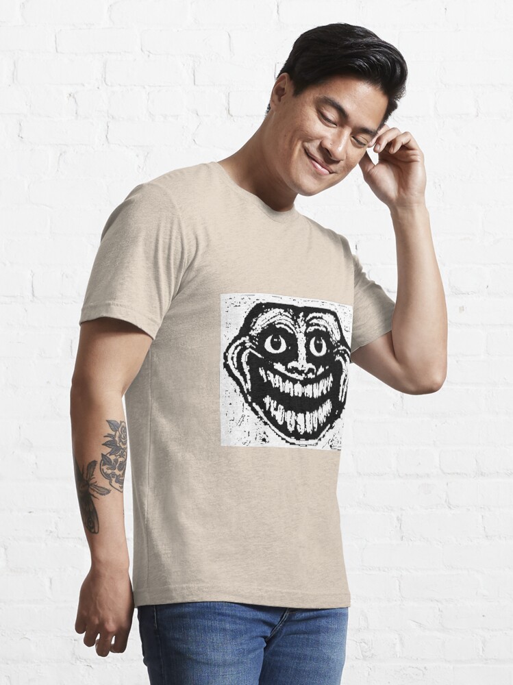 Creepy happy troll face Art Print for Sale by OHatef