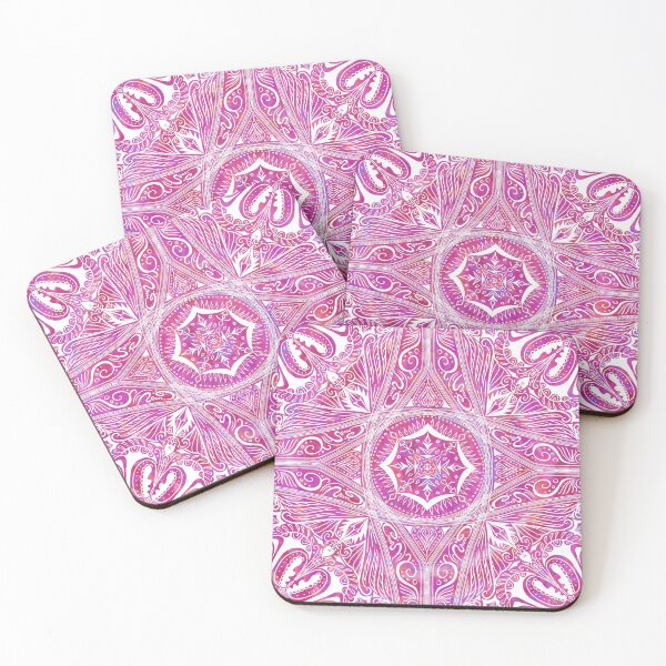 Item preview, Hot pink mandala designed and sold by farqty.