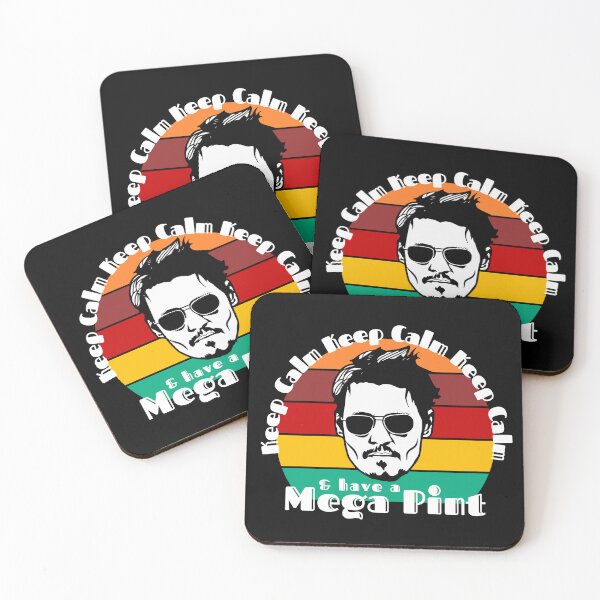 Item preview, Keep Calm & have a Mega Pint - Johnny Depp designed and sold by Denis Epanov.