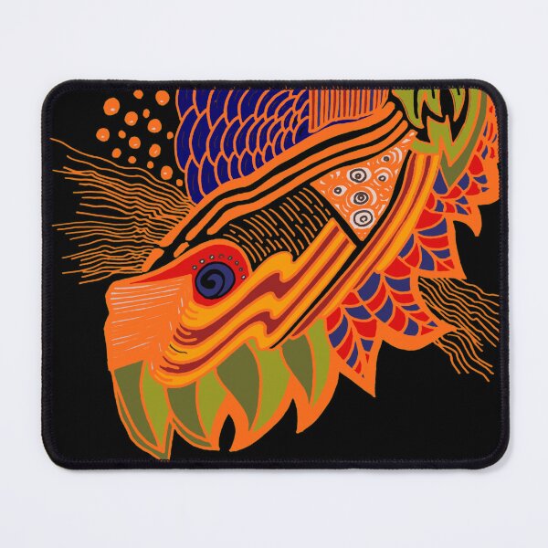 Item preview, Elusive Abstract Fighter Fish designed and sold by phxzone.