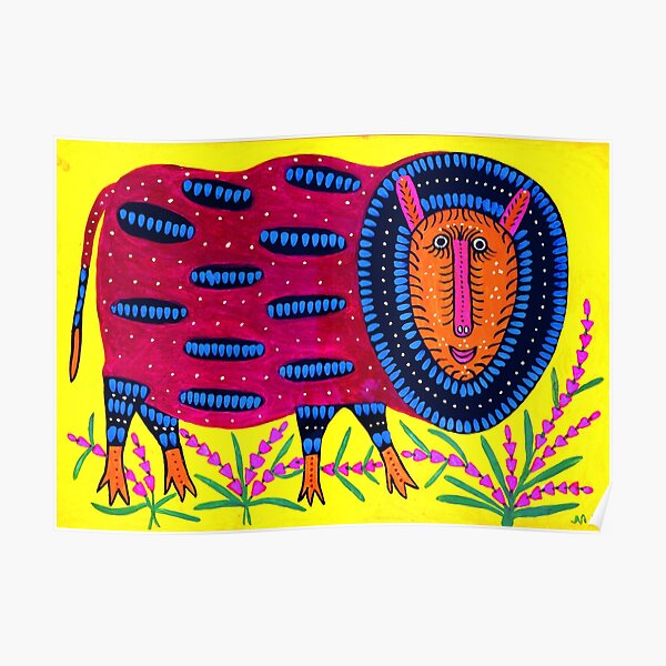 Maria Prymachenko MP Animal Poster