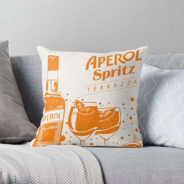 Aperol Spritz Throw Pillow