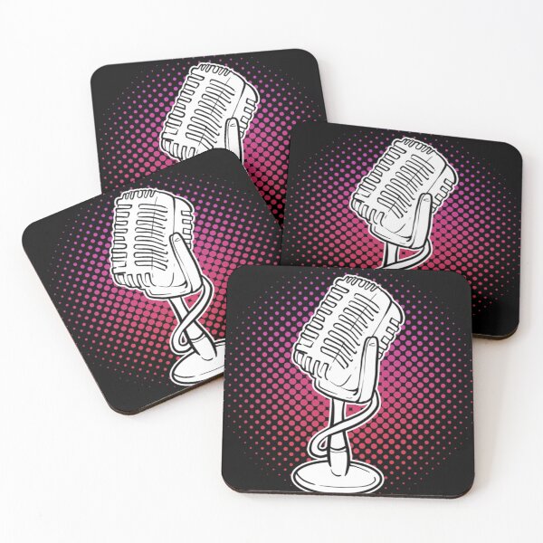 Aperçu de l'œuvre Vintage Mic Musician ou Compositeur Gift Classic. créée et vendue par easlyhzbebbe.