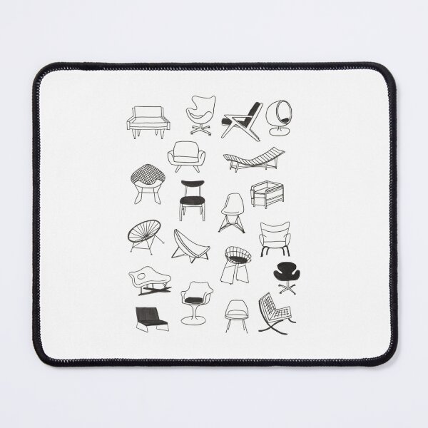 Item preview, Mid Century Modern Chair Collection designed and sold by PhanHaiCGV.