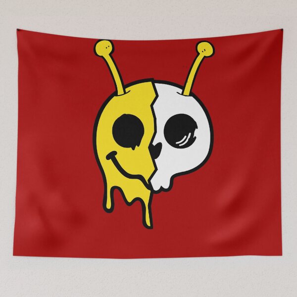 Item preview, Alien Melting Smiley Face  designed and sold by MamaNeeaDesigns.