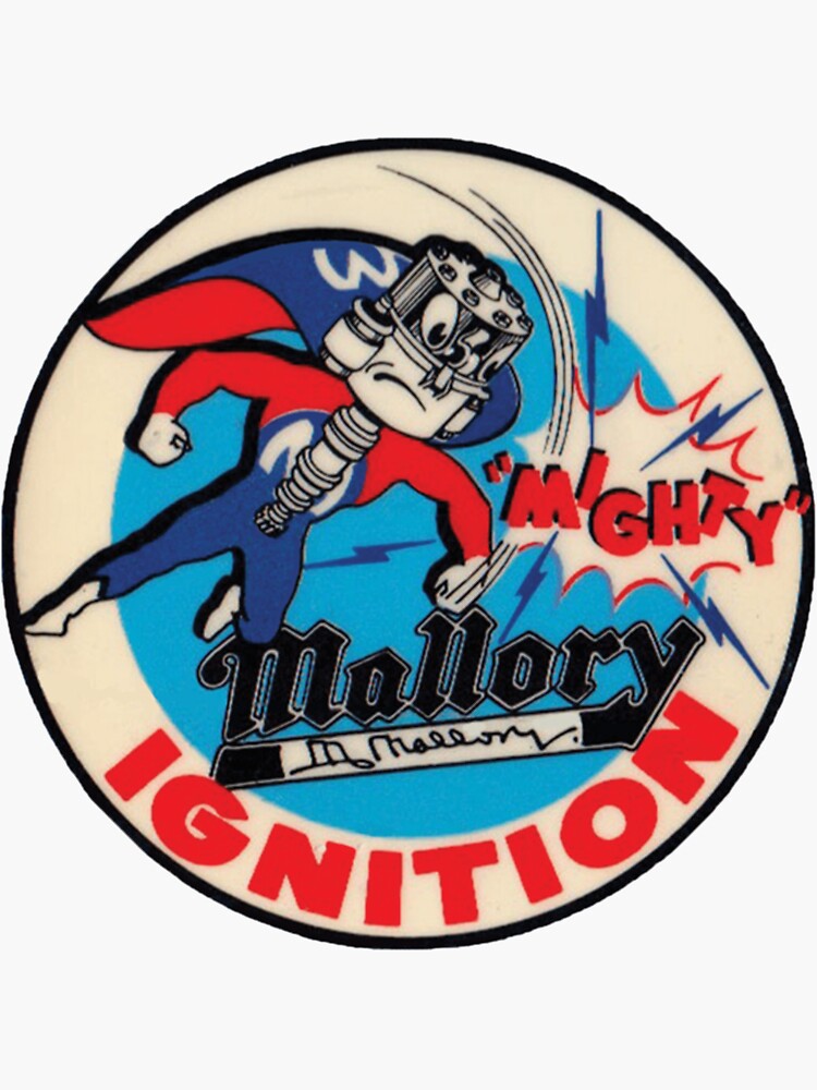 "Vintage Mighty Mallory Ignition Essential ." Sticker for Sale by