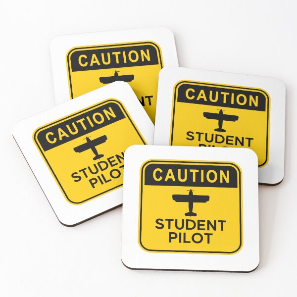 Item preview, Caution - Student Pilot designed and sold by hijackhippo.