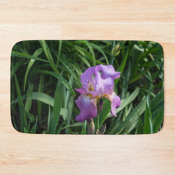 Item preview, Springtime Rainshower - Purple German Iris in Bloom designed and sold by Georgia Mizuleva.