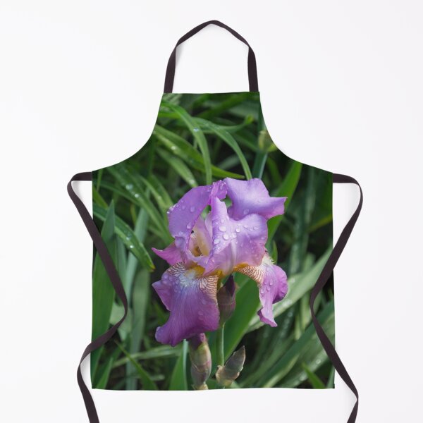 Item preview, Springtime Rainshower - Purple German Iris in Bloom designed and sold by Georgia Mizuleva.