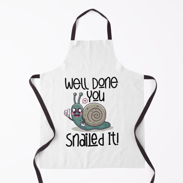 Item preview, You Snailed It Cute Funny Thumbs Up Snail designed and sold by GravitiTees.