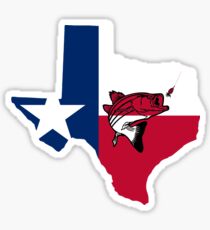 Texas Fishing Sticker