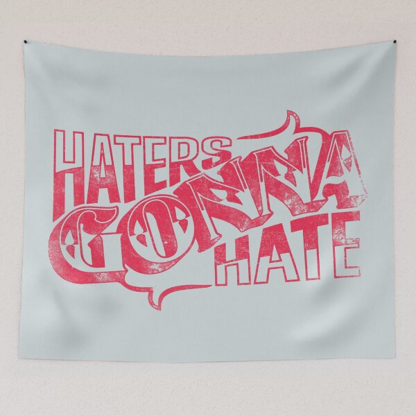 Item preview, Haters Gonna Hate Red designed and sold by WearWolfDesigns.