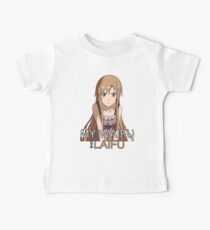 Asuna Waifu Inspired Anime Shirt Baby Tee