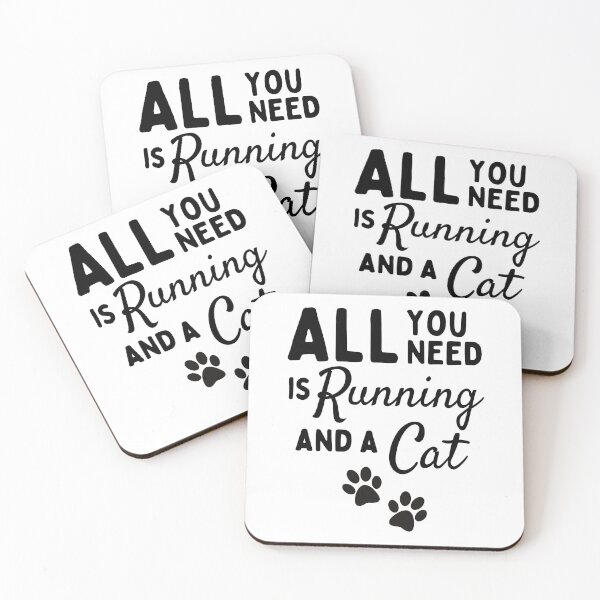 Item preview, All you need is running and a cat designed and sold by TheGreenGoat.
