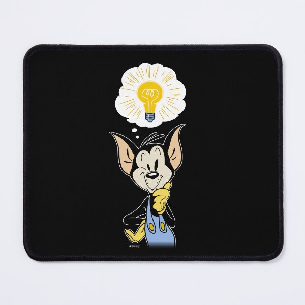 Item preview, Bright Idea Lightbulb Cat Color Retro 40s Classic Cartoon Rubberhose Style designed and sold by skullislandprod.