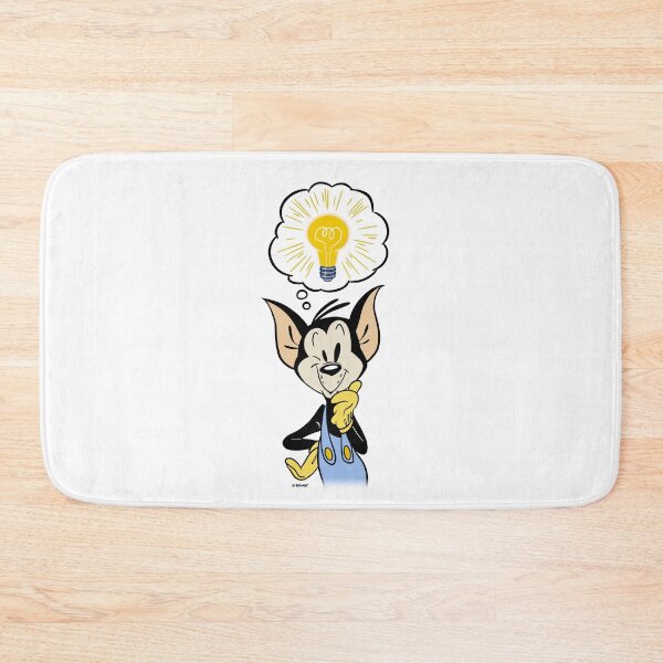 Item preview, Bright Idea Lightbulb Cat Color Retro 40s Classic Cartoon Rubberhose Style designed and sold by skullislandprod.