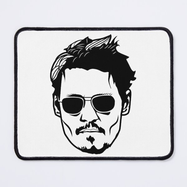 Item preview, Johnny Depp Art | Stroke Art | Justice designed and sold by Designs-Nifty.