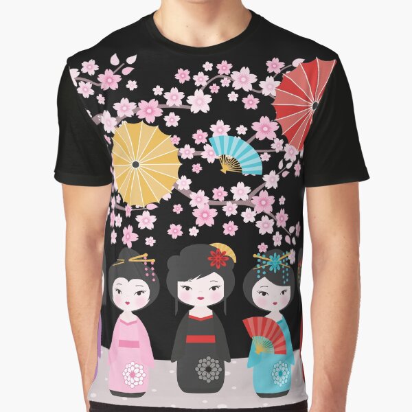 Item preview, Japanese Kokeshi Dolls Black designed and sold by StudioShine.