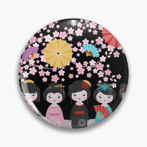 Item preview, Japanese Kokeshi Dolls Black designed and sold by StudioShine.