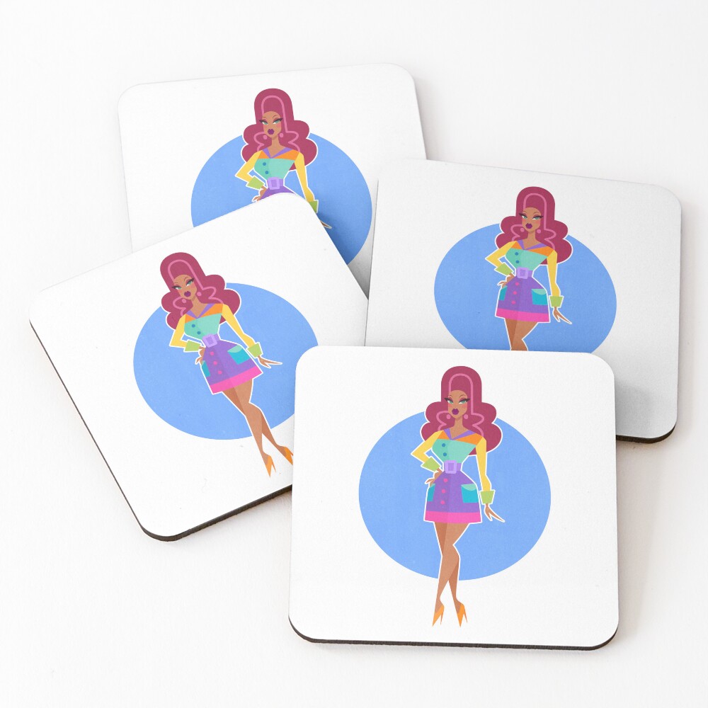 Item preview, Coasters (Set of 4) designed and sold by RikDrawsThings.