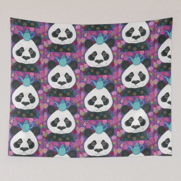 Item preview, Panda Teatime designed and sold by Lynda Bell.