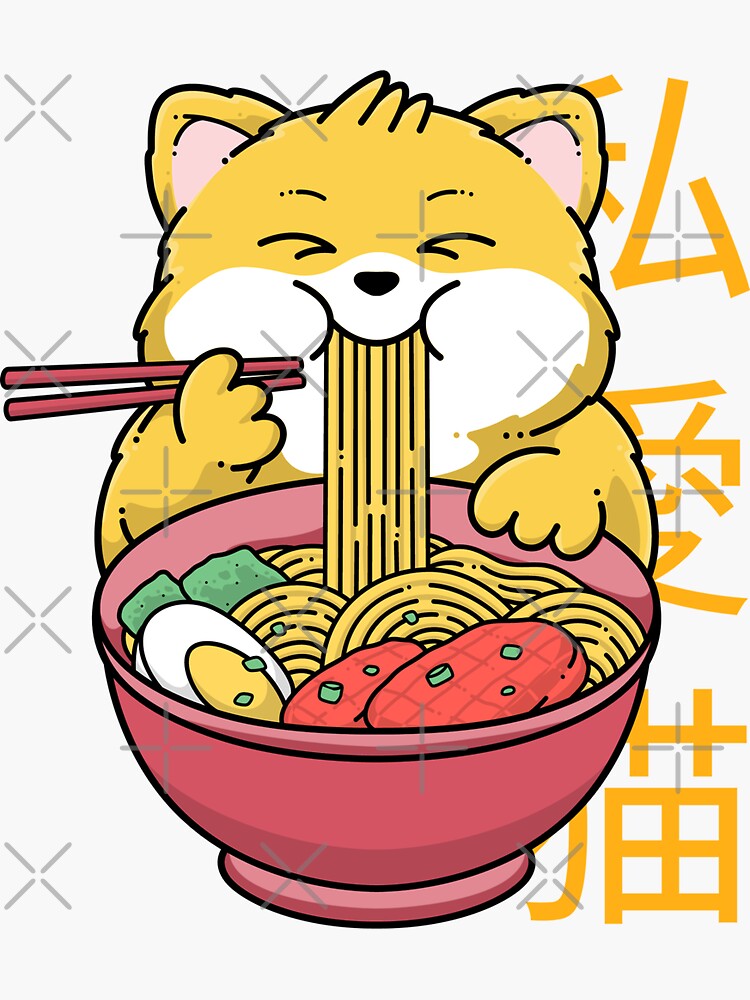 "Gray cat green eyes cat Cute I love cats translation" Sticker by art