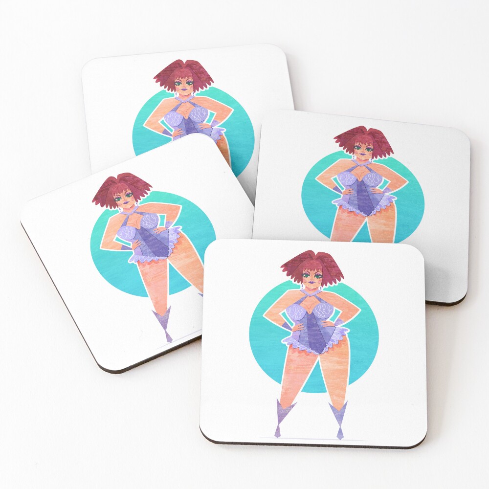 Item preview, Coasters (Set of 4) designed and sold by RikDrawsThings.