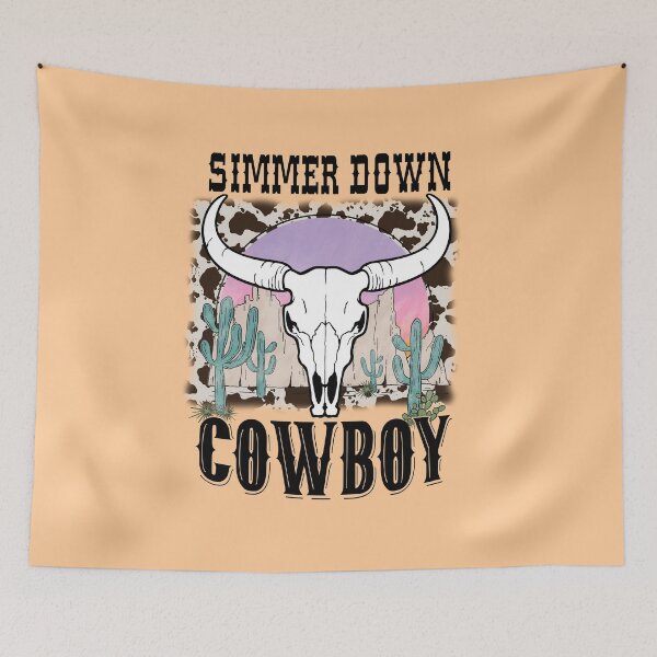 Item preview, Simmer Down Cowboy (Western Style Gift) designed and sold by i-longmanshop.