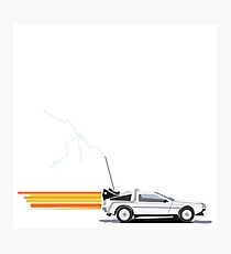 Delorean Photographic Print