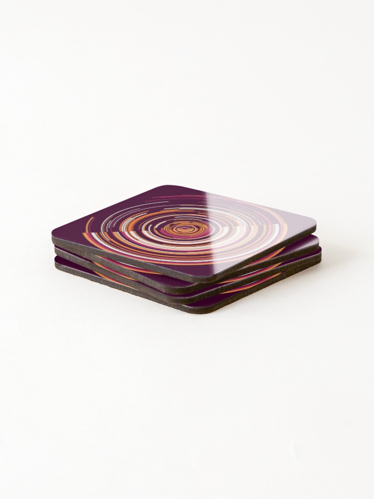 Thumbnail 4 of 5, Coasters (Set of 4), Arcs 22 designed and sold by genpythonart.