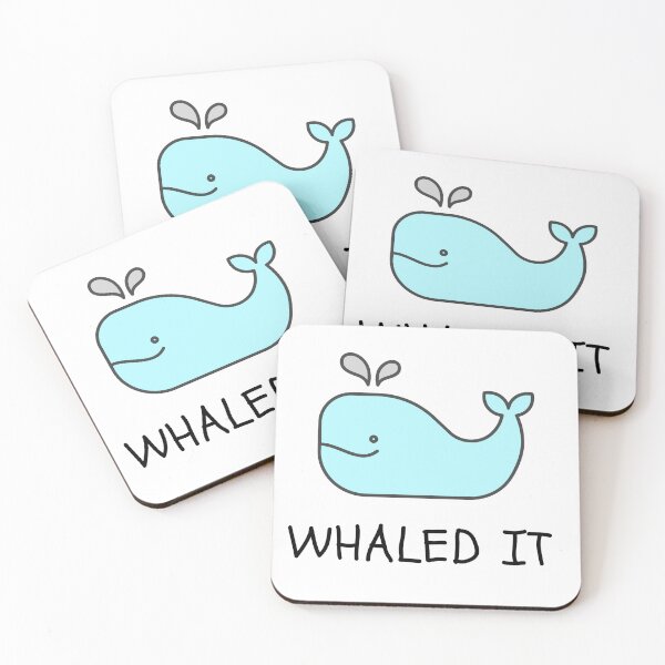 Item preview, Whaled it | tropical and beach life designed and sold by OceanLustStore.