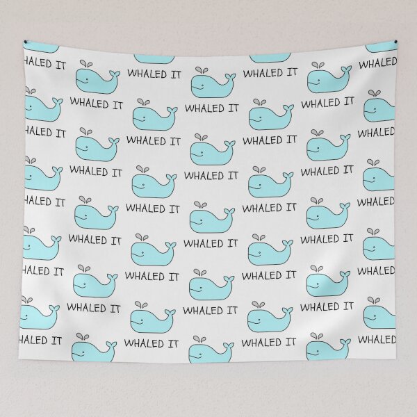Item preview, Whaled it | tropical and beach life designed and sold by OceanLustStore.