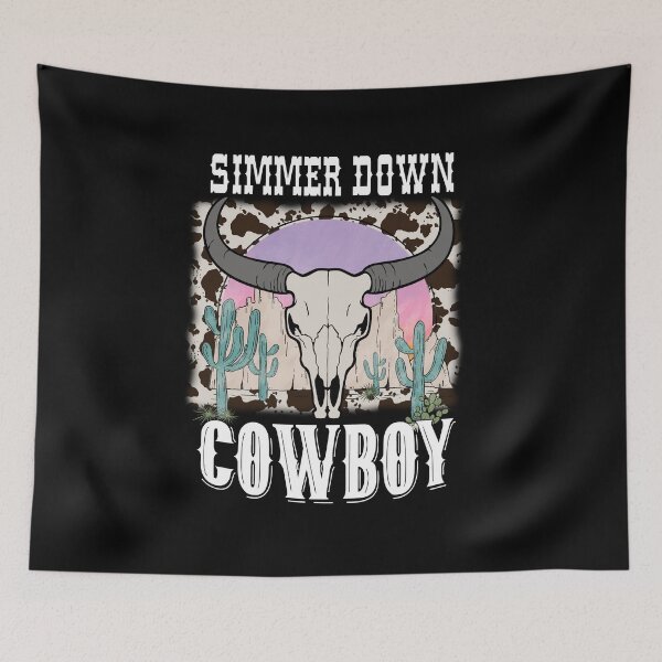 Item preview, Simmer Down Cowboy (Western Style Gift) designed and sold by i-longmanshop.